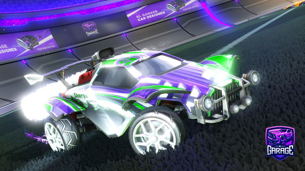 A Rocket League car design from Vulka