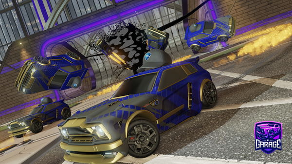 A Rocket League car design from ArtieHype