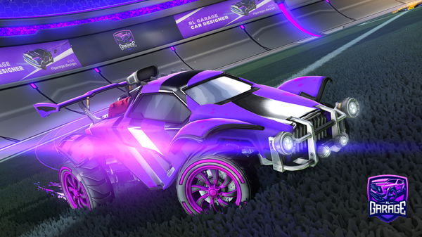 A Rocket League car design from Mixer_Headed