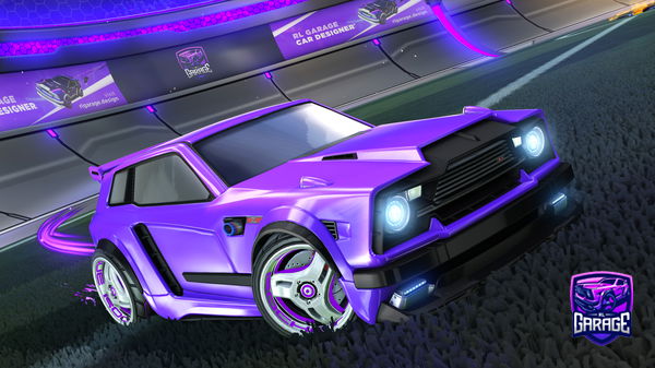 A Rocket League car design from Sp3nc3r9456