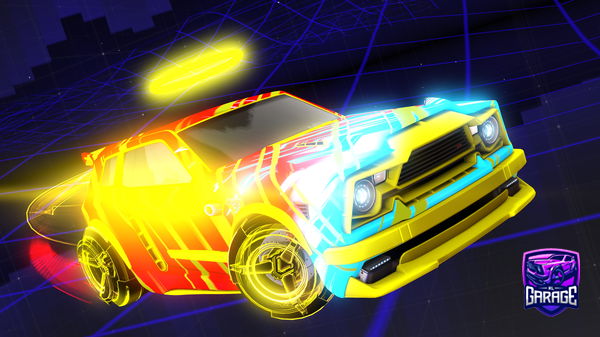 A Rocket League car design from Synixity