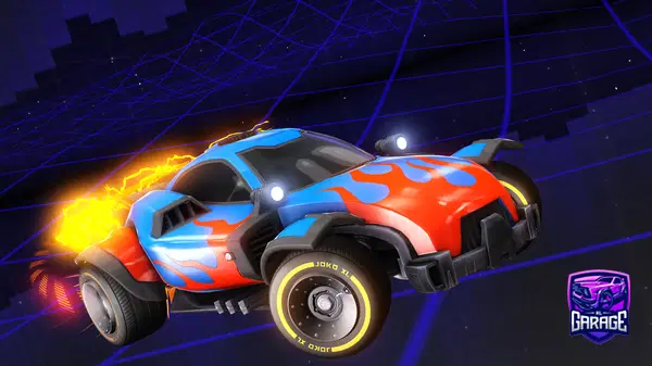 A Rocket League car design from VincillaPepsi