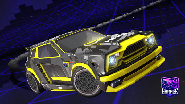 A Rocket League car design from Doolars
