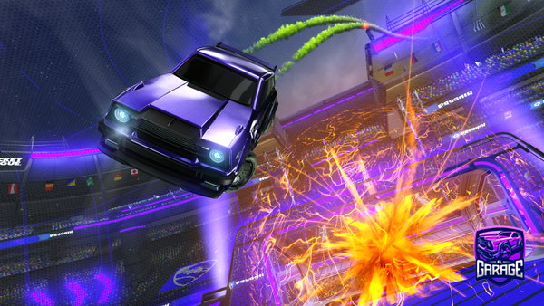 A Rocket League car design from Saucxest
