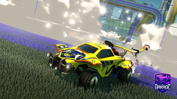 A Rocket League car design from abspielen