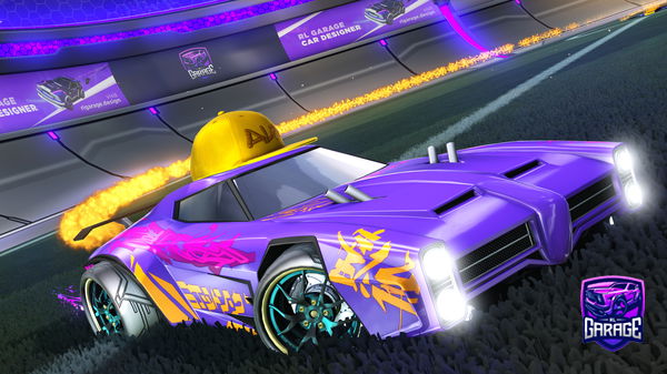A Rocket League car design from LazarRL65