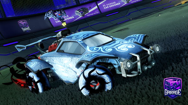 A Rocket League car design from stova