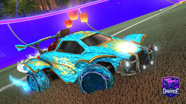 A Rocket League car design from ItsGiuze