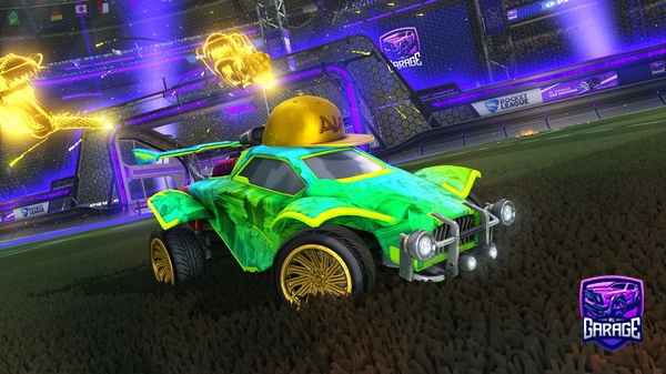 A Rocket League car design from Ljayinator