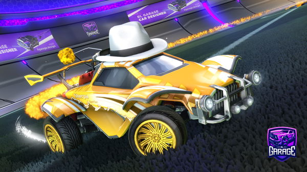 A Rocket League car design from liletarzzy