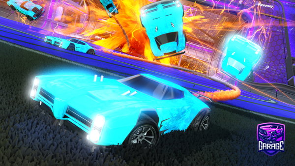 A Rocket League car design from shaply