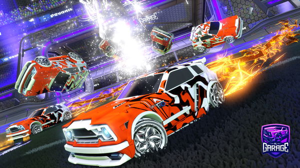 A Rocket League car design from Puma95