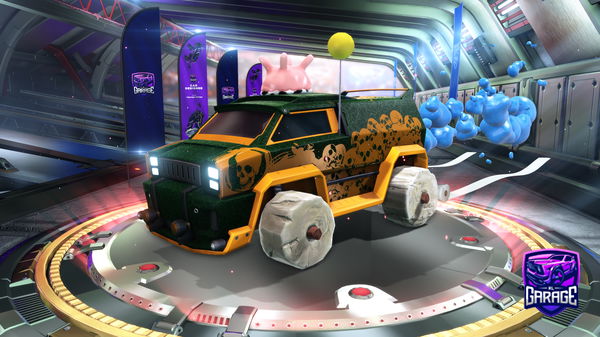 A Rocket League car design from Chocoogamez