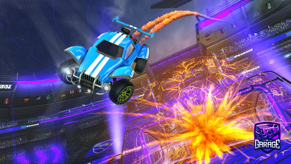 A Rocket League car design from de01