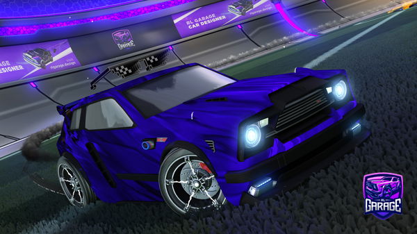 A Rocket League car design from behind_you3112