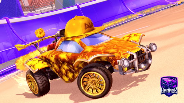A Rocket League car design from Fripouille45