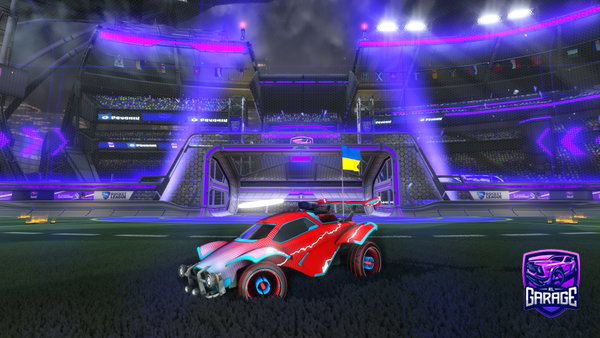 A Rocket League car design from Juicyprods_YT