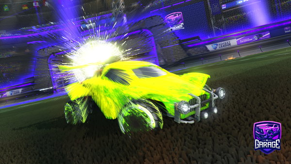 A Rocket League car design from AqibM69