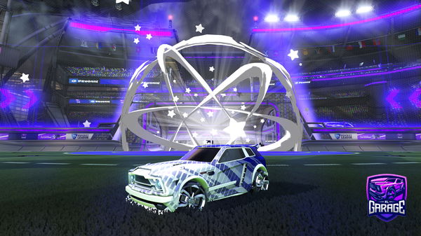 A Rocket League car design from DJ_EM3RALD