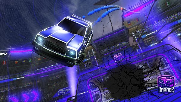 A Rocket League car design from hpro536