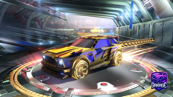 A Rocket League car design from gootcha