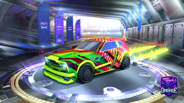 A Rocket League car design from babayoman