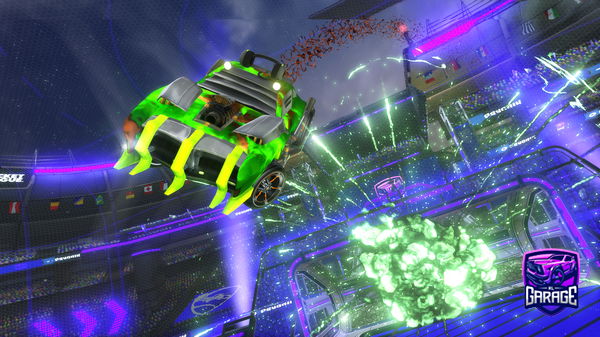 A Rocket League car design from QUIP__