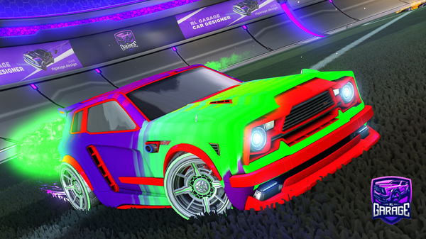 A Rocket League car design from MrPyps