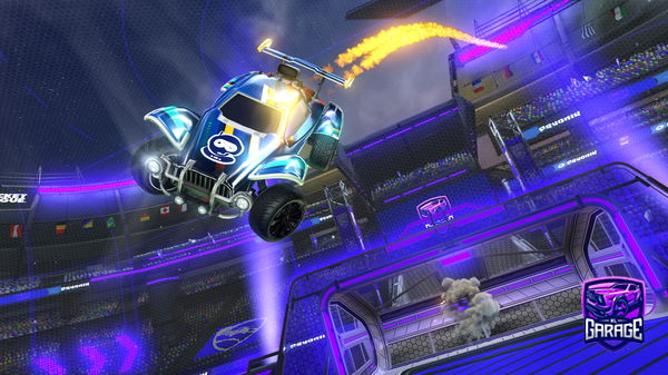 A Rocket League car design from zjvvl