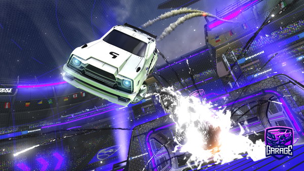 A Rocket League car design from Carbonator