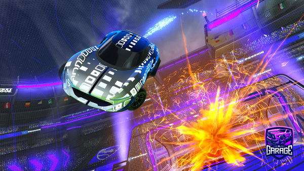 A Rocket League car design from GywooZXC