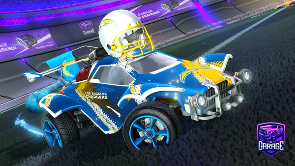 A Rocket League car design from Skeleton69