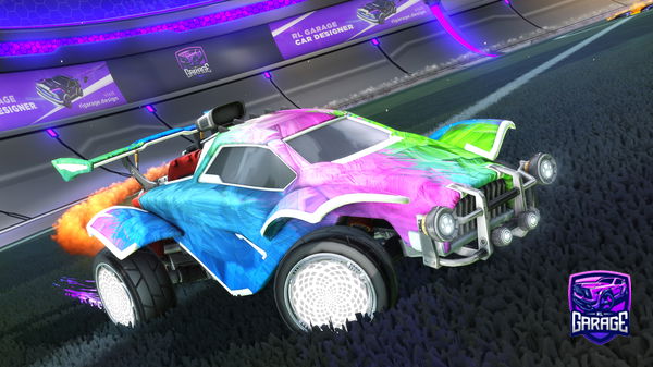 A Rocket League car design from P0l1gu1n