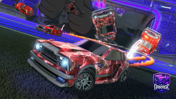 A Rocket League car design from PizzaDunker137