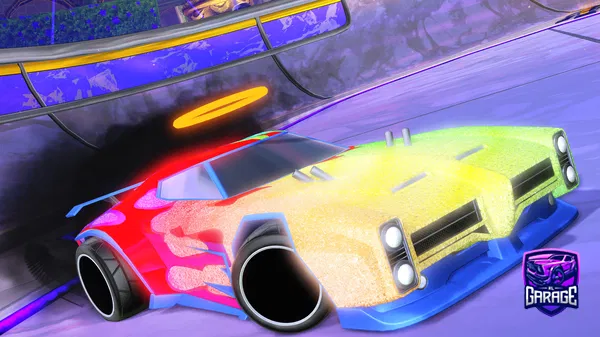 A Rocket League car design from duckieiscool