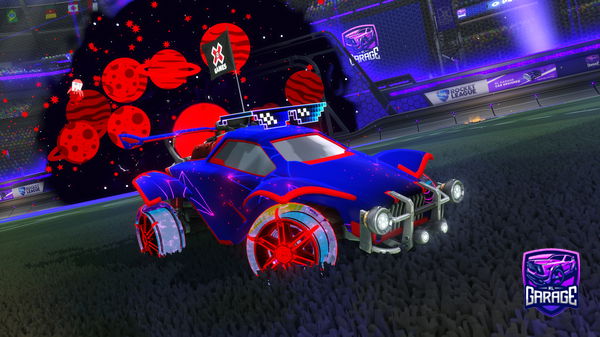 A Rocket League car design from R4F4B01