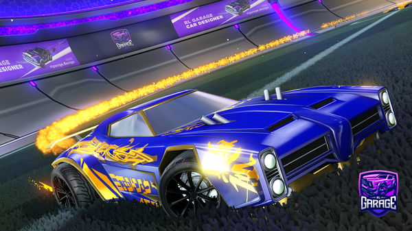 A Rocket League car design from arj0083