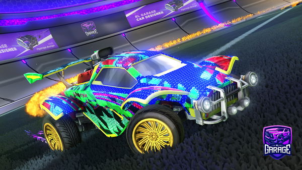 A Rocket League car design from JoyAdRiyaanBir7