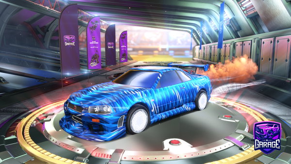A Rocket League car design from ElPititumaxiom