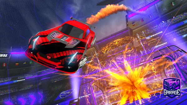 A Rocket League car design from spyrky