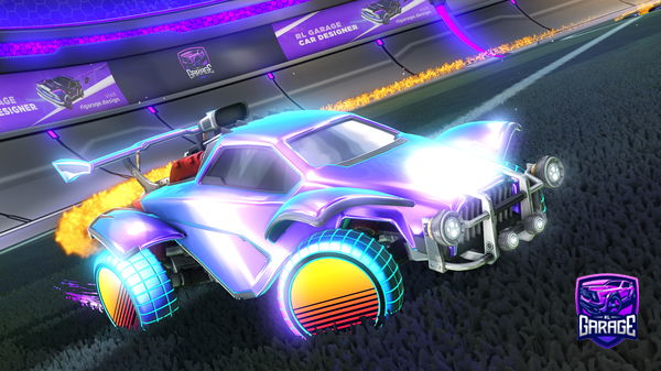 A Rocket League car design from JimiNole