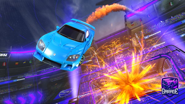 A Rocket League car design from Jayzx07
