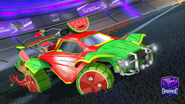 A Rocket League car design from PSN___CkrypticHP
