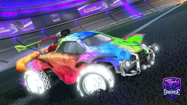 A Rocket League car design from XDEpicKingDeclan