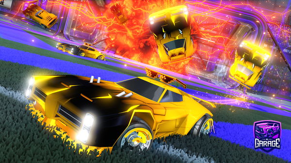 A Rocket League car design from Blade03