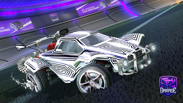 A Rocket League car design from Chikennug3ts