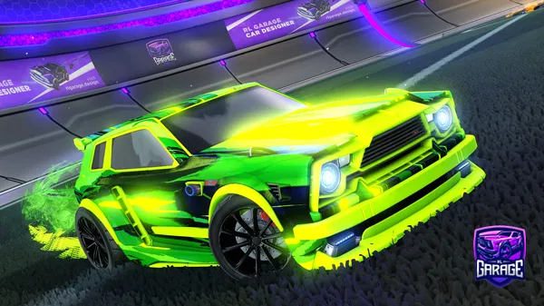 A Rocket League car design from 2boi