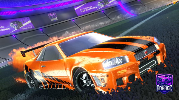 A Rocket League car design from sadsack443