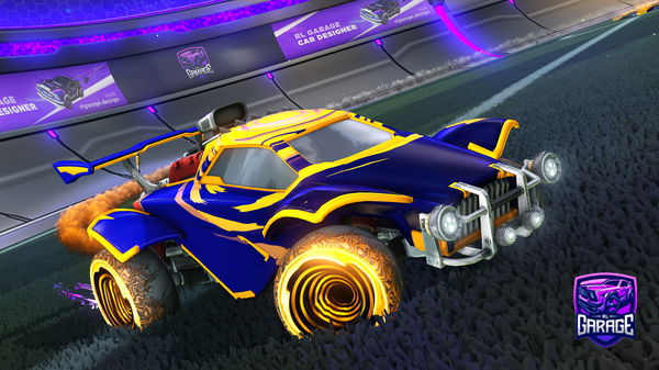 A Rocket League car design from Synat