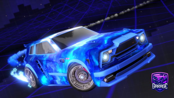 A Rocket League car design from Zenitsu990